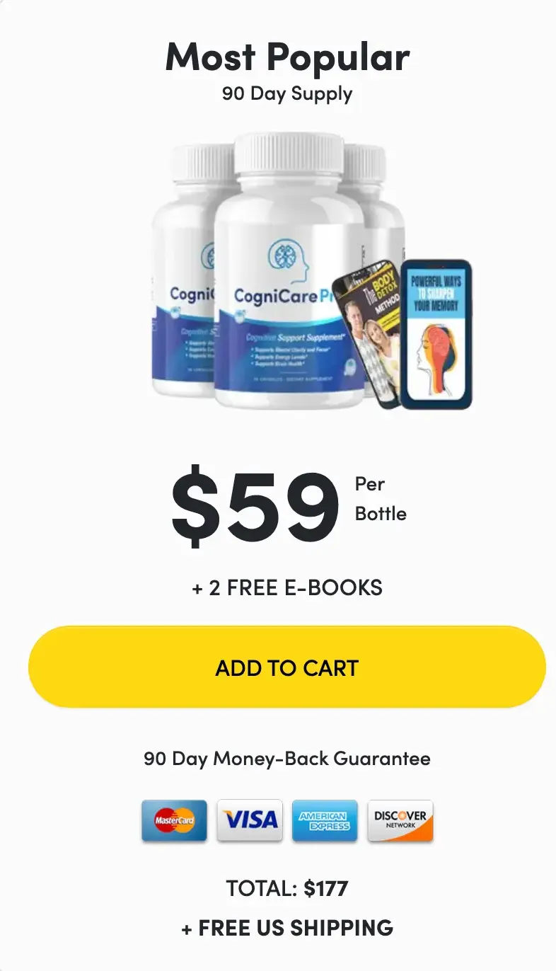 CogniCare Pro Buy 3 Bottles