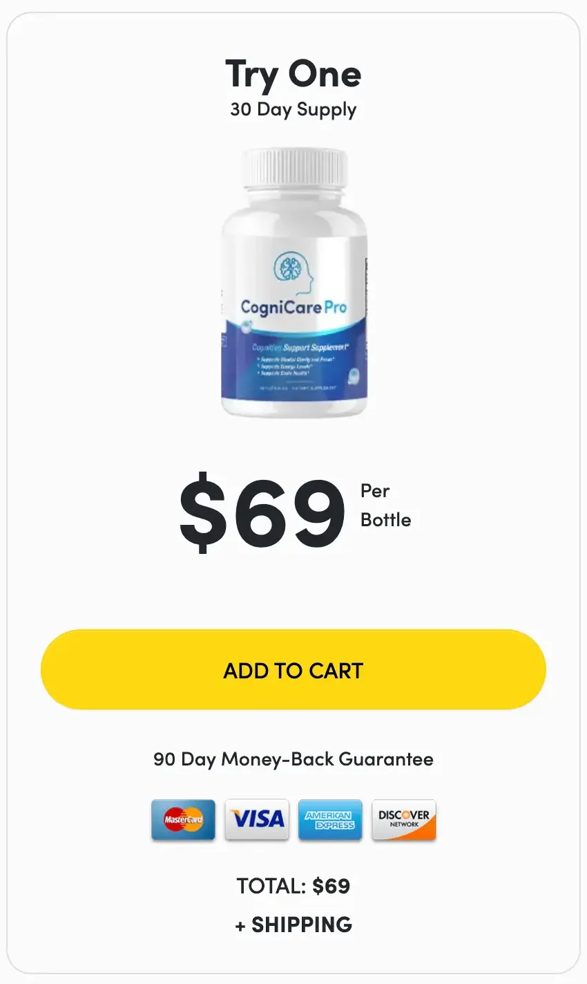 CogniCare Pro Buy 1 Bottle