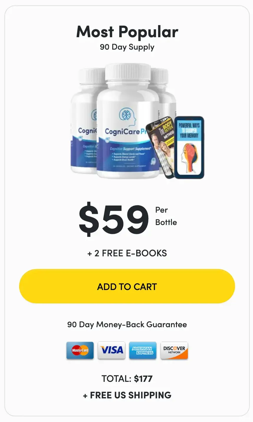 CogniCare Pro Buy 3 Bottles